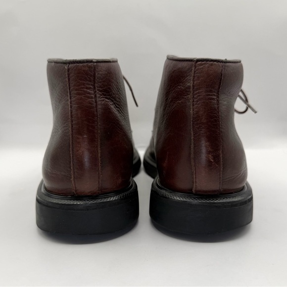 Hush Puppies Men’s Leather Lace Up Chukka Style Boot Comfort Chestnut Size 11 M main image 6
